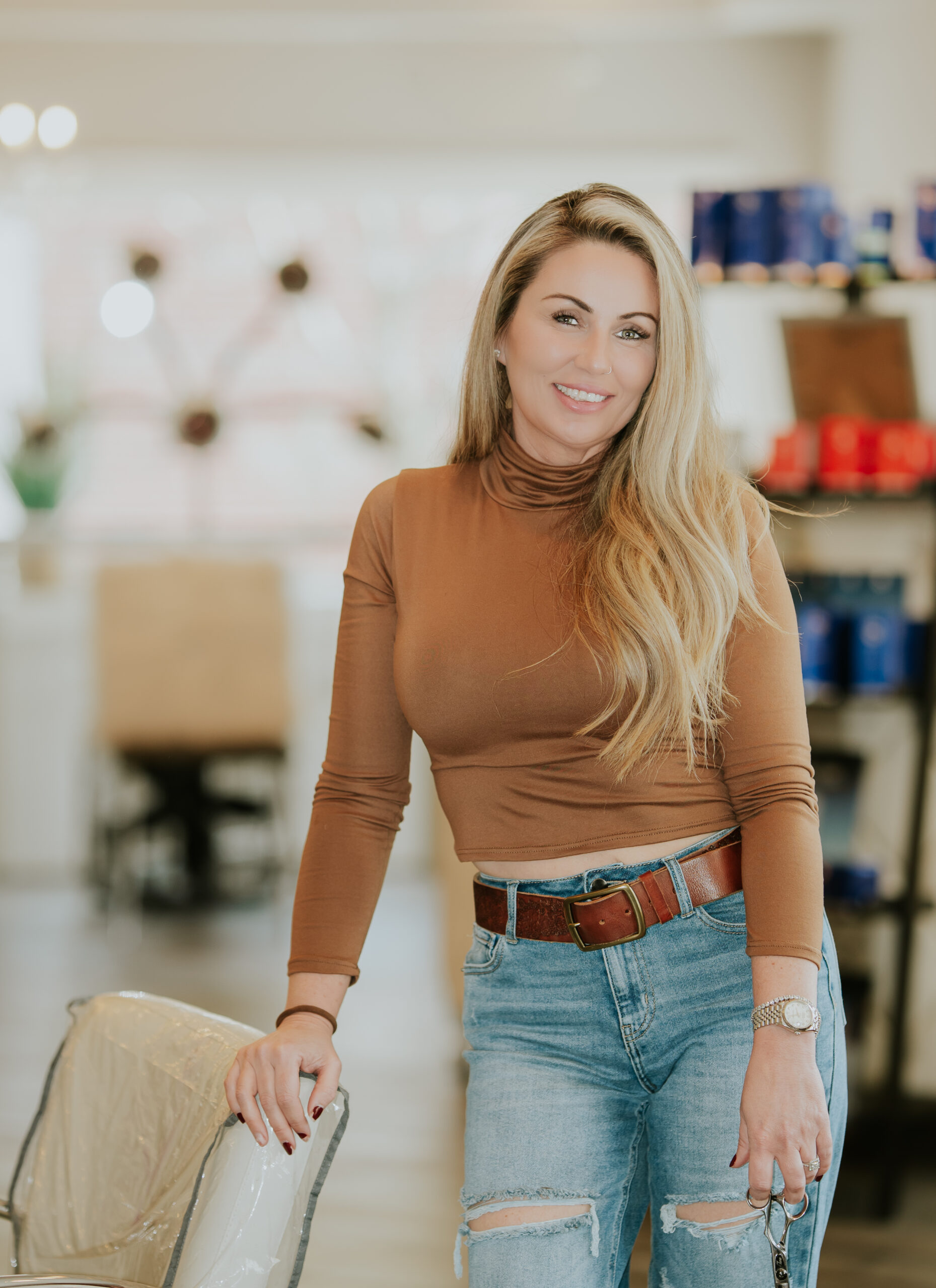 Professional beauty treatment at Philip Edward Salon and Luxury Spa in Charlestown